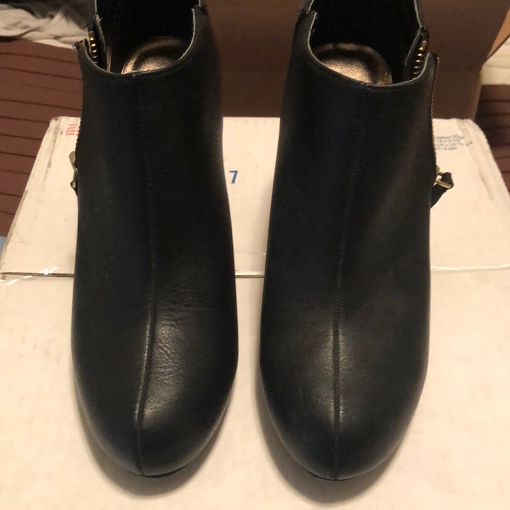 Black ankle boots